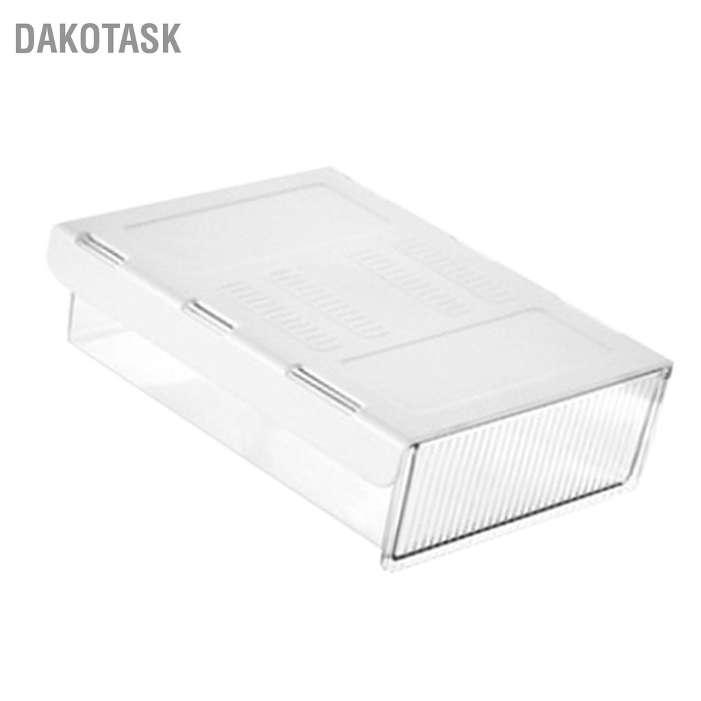 dakotask-กล่องลิ้นชักใต้โต๊ะพลาสติกใสประหยัดพื้นที่เลื่อนออกใต้กล่องเก็บของบนโต๊ะสำหรับห้องเรียนสำนักงาน