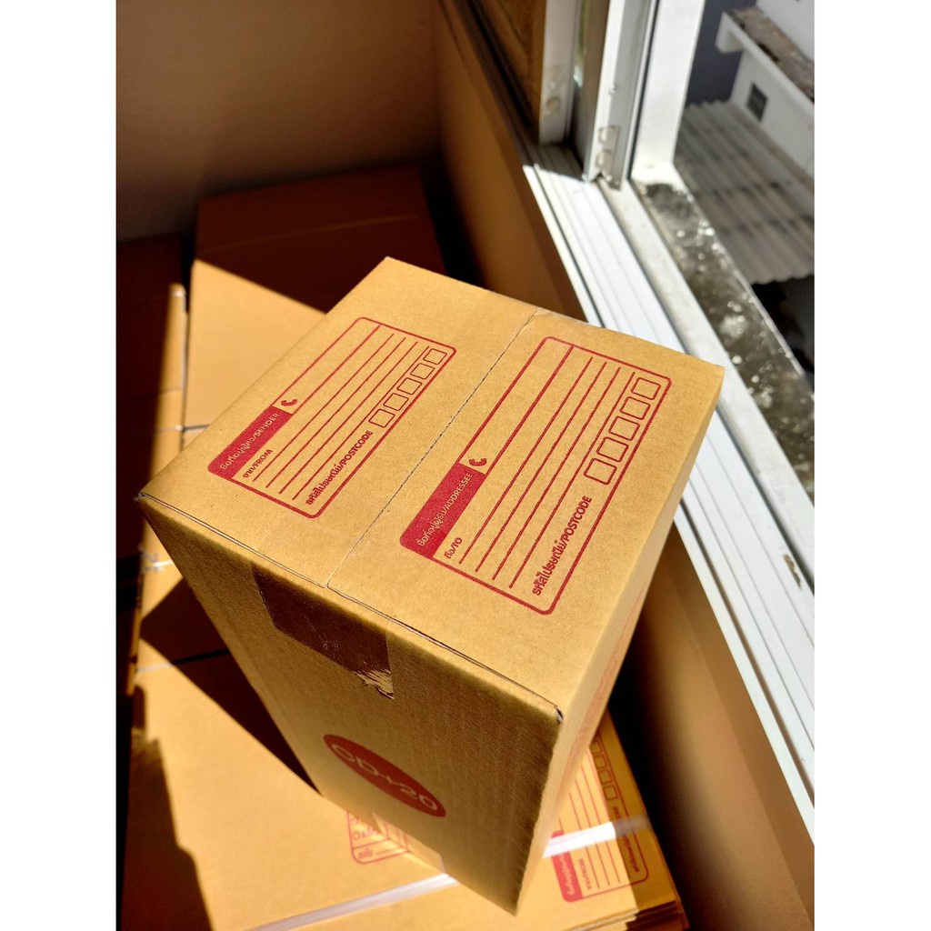 ส่งไว-ส่งฟรี-20ใบ-กล่อง-กล่องไปรษณีย์-เบอร์-cd-20-15x15x35cm-กล่องพัสดุฝาชน-กล่องแพ็คของ-กล่องกระดาษ