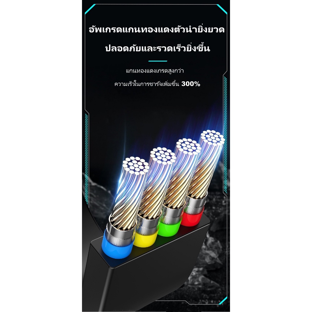 ส่งไวจากไทย-3-in-1-usb-charge-cable-1-2m-สำหรับโทรศัพท์-android-usb-c-type-c-สายชาร์จแบบพับเก็บได้-สายชาร์จเร็ว-xx001