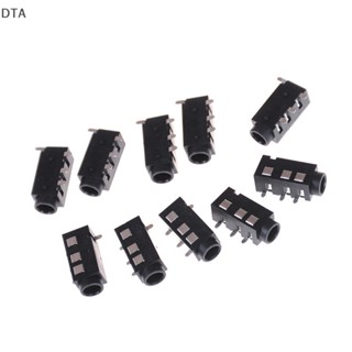 Dta แจ็คเชื่อมต่อหูฟัง PCB ตัวเมีย PJ-320D 4 Pins SMD 3.5 มม. 10 ชิ้น