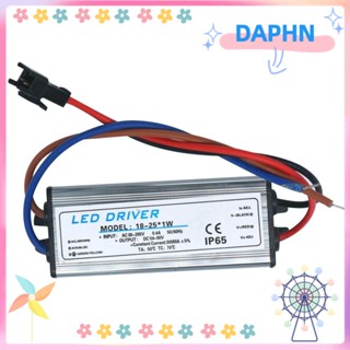 Daphs อะแดปเตอร์ไดรเวอร์ LED หม้อแปลง กันน้ํา 18-25W 25-36W 1-3W 4-7W 8-12W 12-18W 300mA อุปกรณ์เสริม สําหรับแผงไฟ 1 ชิ้น