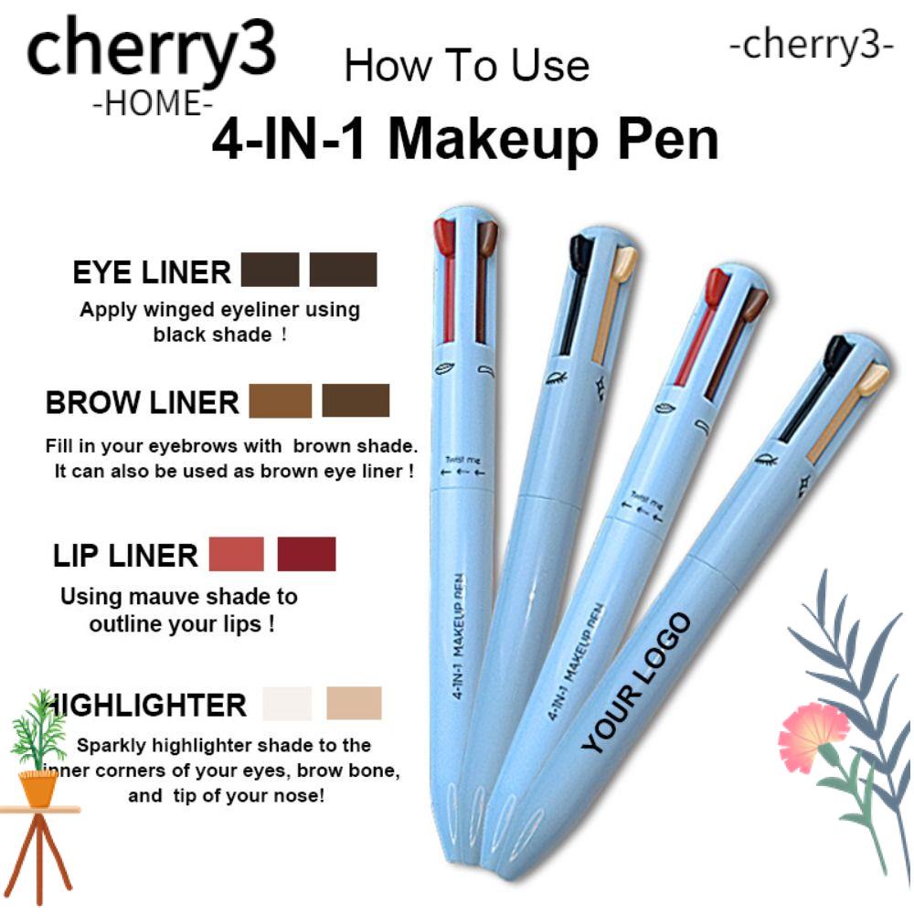 cherry3-4-in-1-อายไลเนอร์-ปากกาเขียนขอบปาก-ติดทนนาน