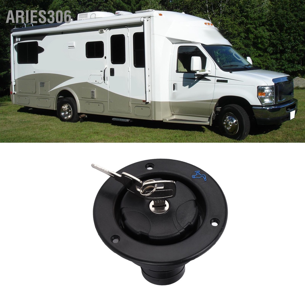 Aries306 แรงโน้มถ่วงรถเติมช่องเติมฟักด้วย 2 คีย์สำหรับ RVs Motorhome ...