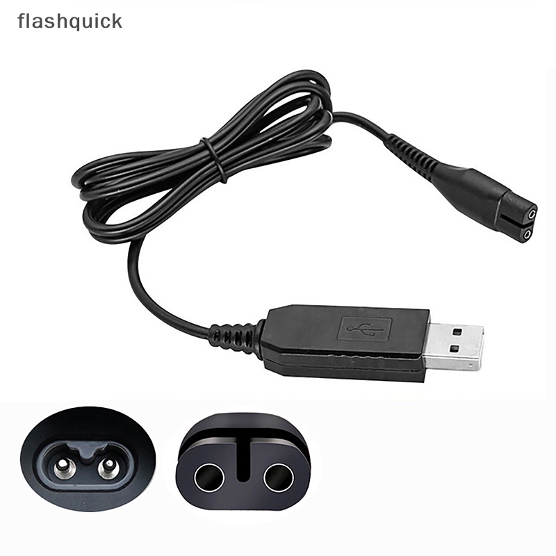 flashquick-สายชาร์จ-usb-คุณภาพสูง-สีดํา-สําหรับเครื่องโกนหนวดไฟฟ้า-philips-a00390-hq8505