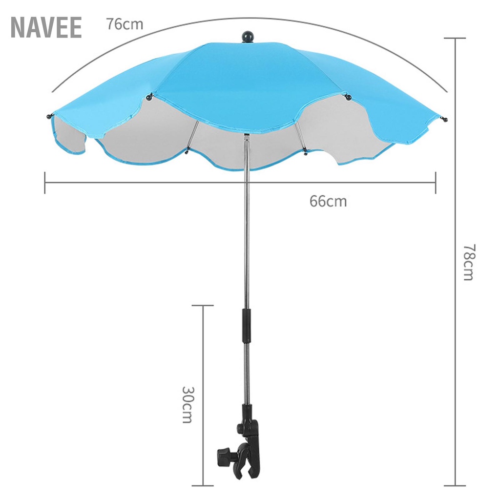 navee-รถเข็นเด็กร่มป้องกันรังสียูวี-360-องศาปรับอัตโนมัติกันน้ำรถเข็นเด็กแบบพกพาที่บังแดด