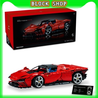 Technic 42143 Ferrari Daytona ชุดของเล่นตัวต่อ SP3 (3,778 ชิ้น) สําหรับเด็ก