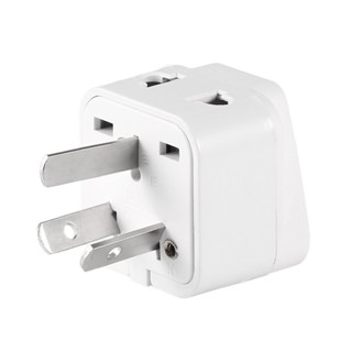 3 pin Chinese Power Plug Adapter Travel Converter Australia UK USA EU