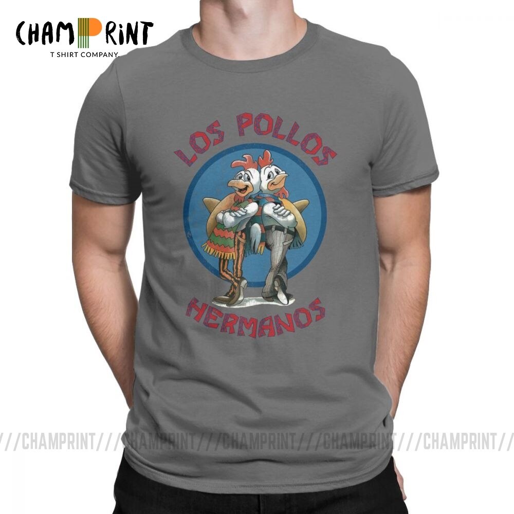 T-Shirt Los Pollos Hermanos – Divertente Serie TV Breaking Bad – Cotone Verde – Taglia M