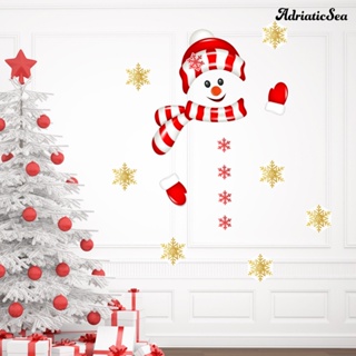 [COD]☃สติกเกอร์ ลายสโนว์แมน คริสต์มาส มีกาวในตัว สําหรับติดตกแต่งผนัง ตู้เย็น รถยนต์ ปาร์ตี้คริสต์มาส