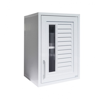 Electrol_Shop-CLOSE ตู้แขวนเดี่ยว  ABS ALISA 46x66x34 ซม. สีขาวออร่า สินค้ายอดฮิต ขายดีที่สุด