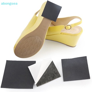 Abongsea แผ่นพื้นรองเท้า กันลื่น ทรงสี่เหลี่ยม สําหรับผู้หญิง 2 ชิ้น