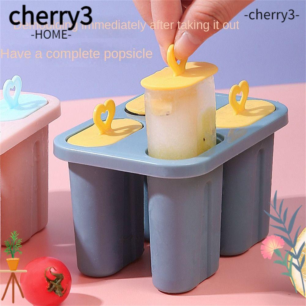 cherry3-แม่พิมพ์ไอศกรีม-ซิลิโคน-ปลดง่าย-ใช้ซ้ําได้-พร้อมแท่ง-bpa-สําหรับทําน้ําแข็ง