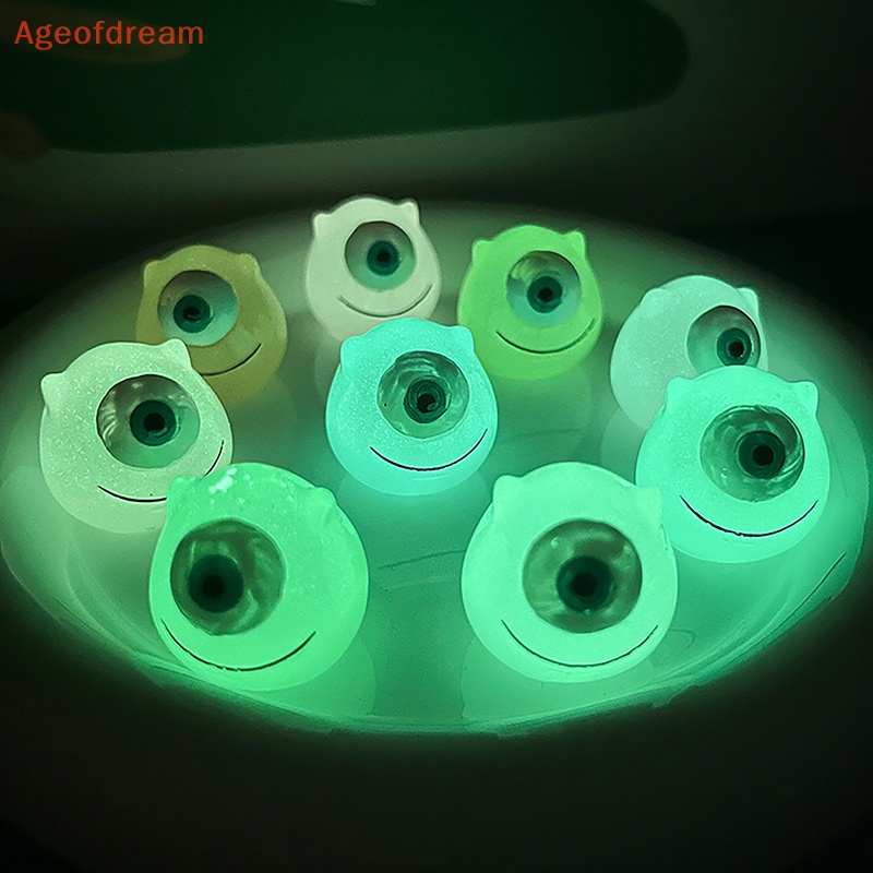 ageofdream-พวงกุญแจ-จี้การ์ตูนมอนสเตอร์น่ารัก-3d-เรืองแสง-สร้างสรรค์-diy-อุปกรณ์เสริม-สําหรับตกแต่งรถยนต์