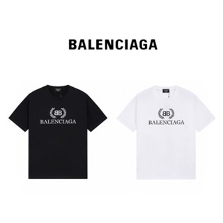 เสื้อยืดแขนสั้นลําลอง ผ้าฝ้าย พิมพ์ลาย BA666AGA สไตล์คลาสสิก พลัสไซซ์ แฟชั่นสําหรับผู้ชาย และผู้หญิง