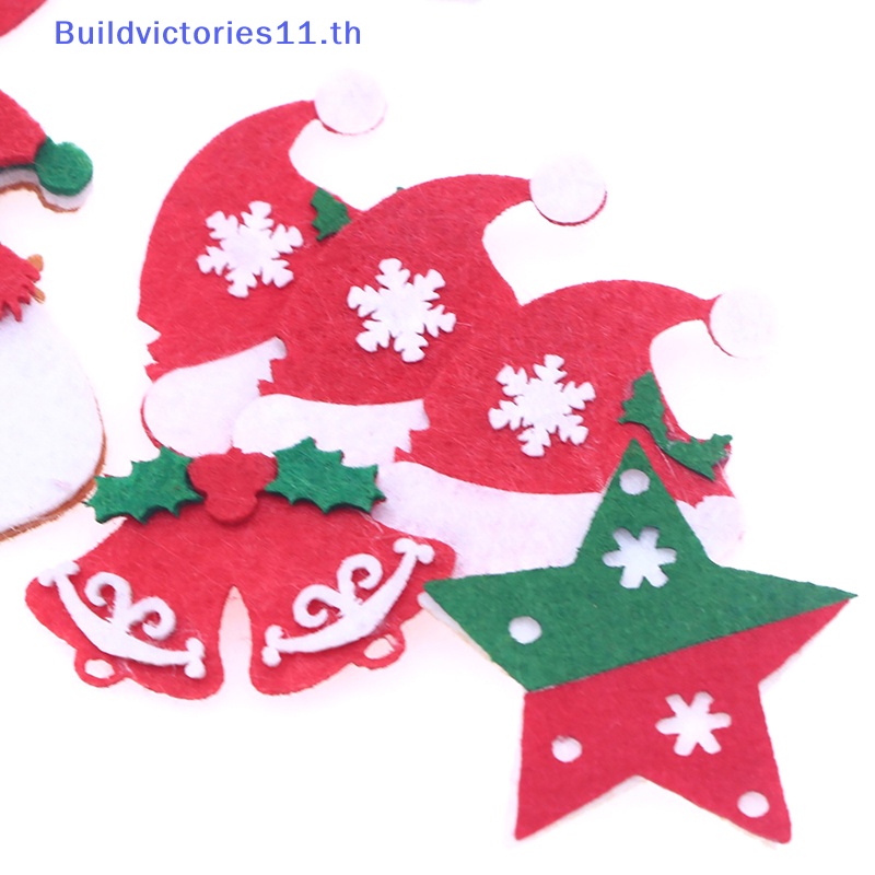 buildvictories11-ถุงมือซานตาคลอส-สโนว์แมน-ดาวห้าแฉก-ขนาดเล็ก-สําหรับตกแต่งบ้านตุ๊กตา-10-ชิ้น