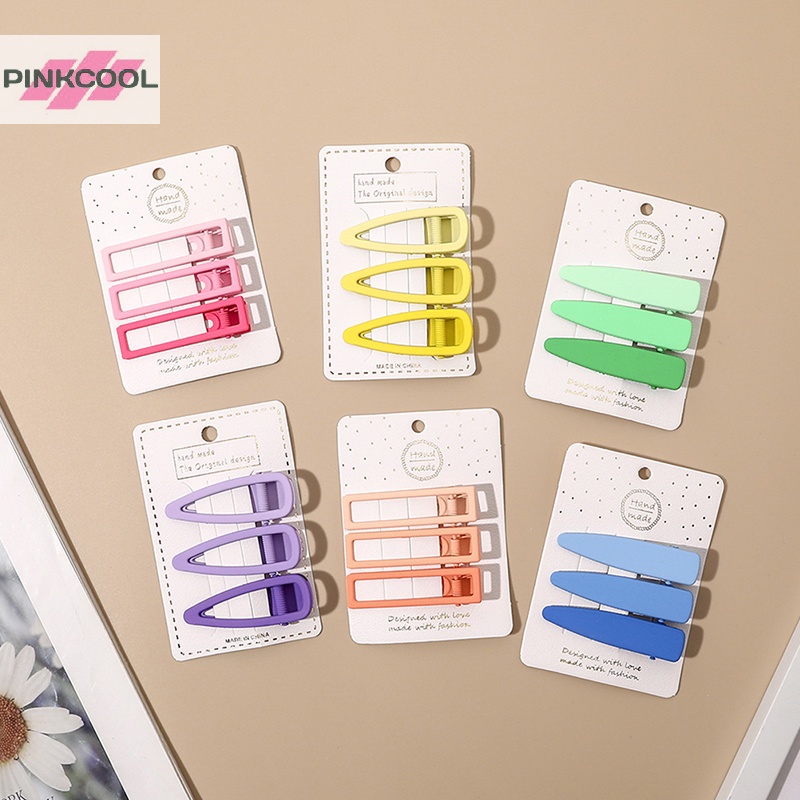 pinkcool-3-ชิ้น-เซต-กิ๊บติดผม-ผู้หญิง-เด็กผู้หญิง-โลหะ-กิ๊บเจ้าหญิง-เครื่องประดับผม-ขายดี