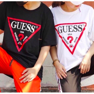 🇹🇭ส่งจากไทย ❗ถึงไวทันใจ❗เสื้อยืดลาย แนวสตรีท พิมพ์ลาย Guess  พร้อมส่งจร้า สวยตรงปก เก็บปลายทางได้