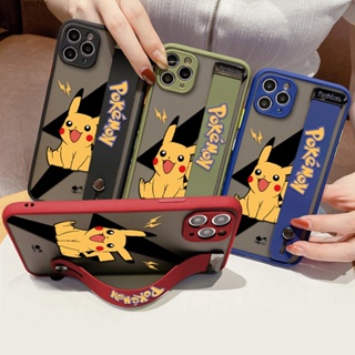 VIVO T1x 4G สำหรับ Case Pikachu เคส เคสโทรศัพท์ เคสมือถือ Wristband Clear Cases