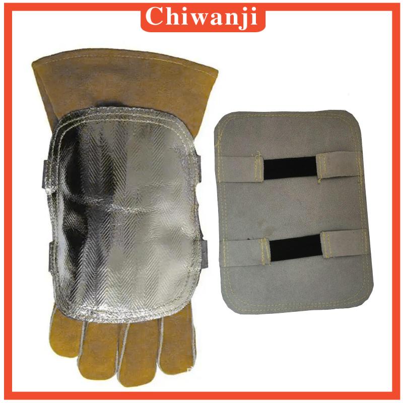 chiwanji-ถุงมือหนัง-pu-เรืองแสง-กันไฟ-สําหรับตั้งแคมป์-เตาเผา-ตัดอุตสาหกรรม
