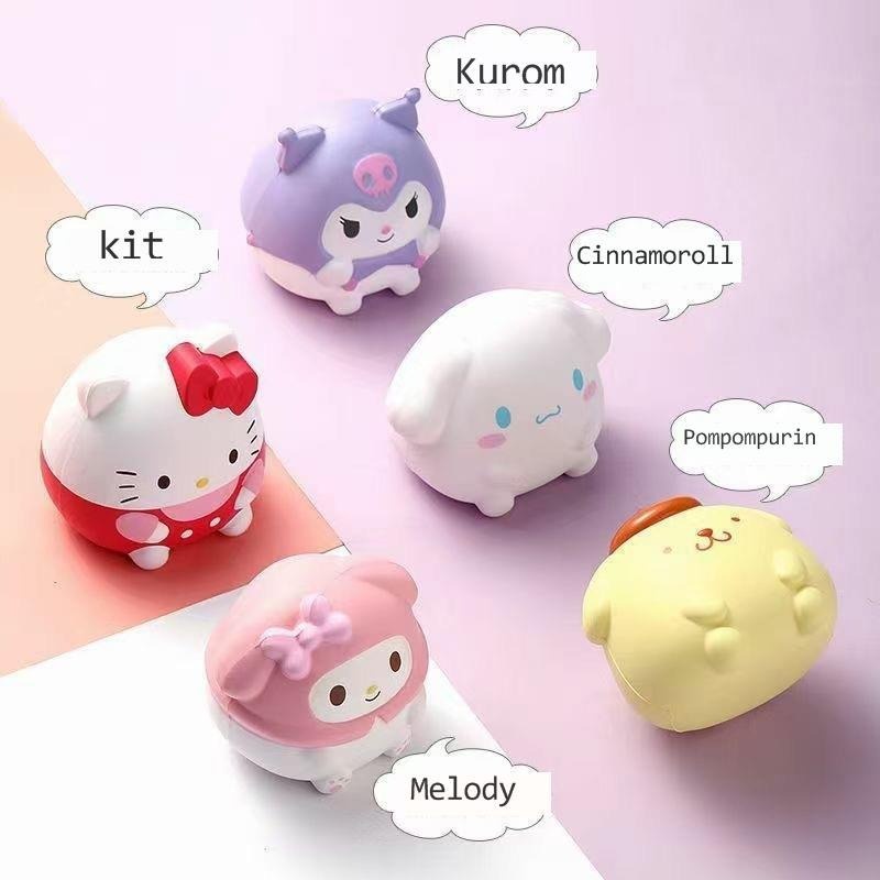 sanrio-ของเล่นบีบสโนว์บอล-สโนว์บอลน้ําแข็ง-บีบคลายเครียด-น่ารัก-ของขวัญวันเกิด-สําหรับเพื่อน