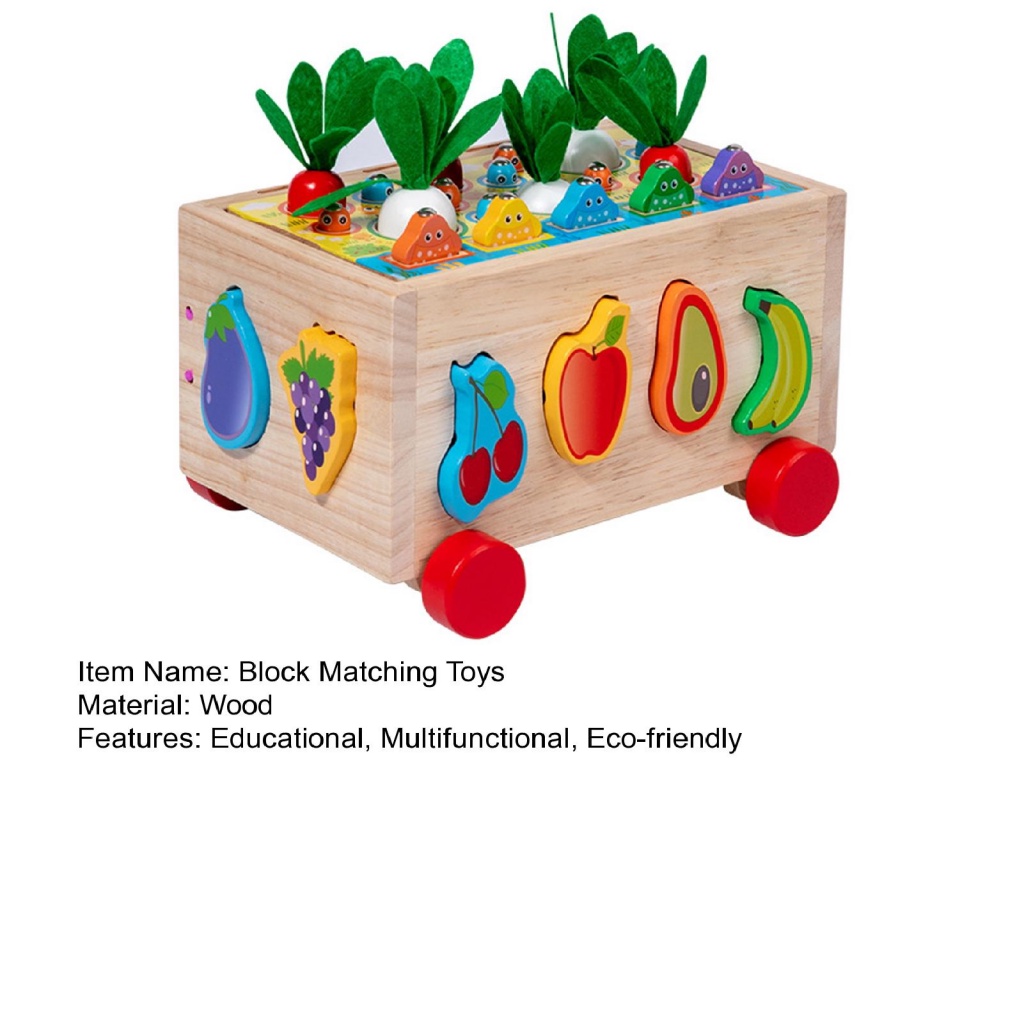 bolilishp-ของเล่นตัวต่อไม้-รูปผลไม้-สีสันสดใส-เพื่อการเรียนรู้-สําหรับเด็กวัยหัดเดิน