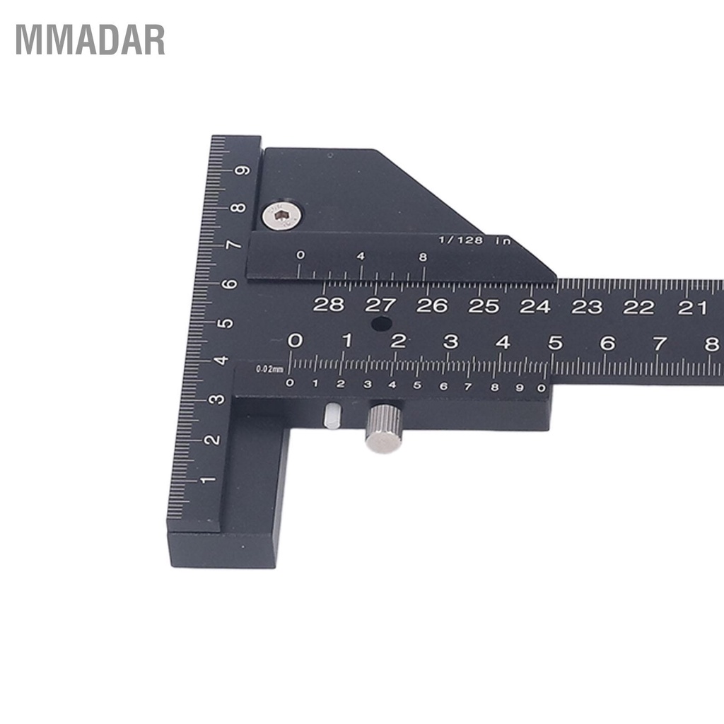 mmadar-ไม้บรรทัดรูปตัว-t-0-ถึง-280-มม-อลูมิเนียมอัลลอยด์ที่ถูกต้อง-ขนาด-ไม้บรรทัดงานไม้มัลติฟังก์ชั่นสำหรับวัดและทำเครื่องหมาย