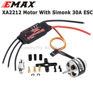 มอเตอร์ EMAX XA2212 820KV 980KV 1400KV พร้อม Simonk 30A ESC พร้อมชุดอุปกรณ์ประกอบฉาก 1045 สําหรับโมเดลคอร์ดคอปเตอร์บังคับ F450 F550
