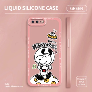 เคสไอโฟน iPhone 6 6S 7 8 Plus SE 2020 SE 2022 เคสโทรศัพท์มือถือซิลิโคน TPU แบบนิ่ม ลายการ์ตูนสุนัข Snoopy กันกระแทก