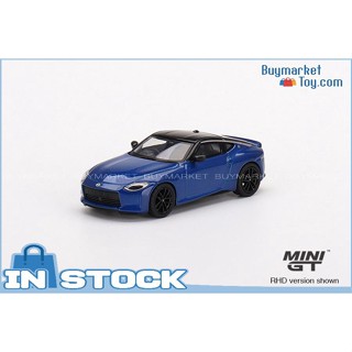 [Authentic] Mini GT 1/64 Die-Cast Car #452 Nissan Fairlady Z เวอร์ชัน St 2023 Seiran Blue RHD