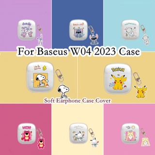 【Case Home】เคสหูฟัง แบบนิ่ม ลายการ์ตูน สําหรับ Baseus W04 2023 W04 2023