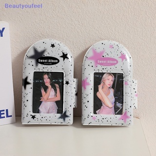 [Beautyoufeel] อัลบั้มรูปภาพ รูปผีเสื้อ สีชมพู สําหรับเก็บสะสม