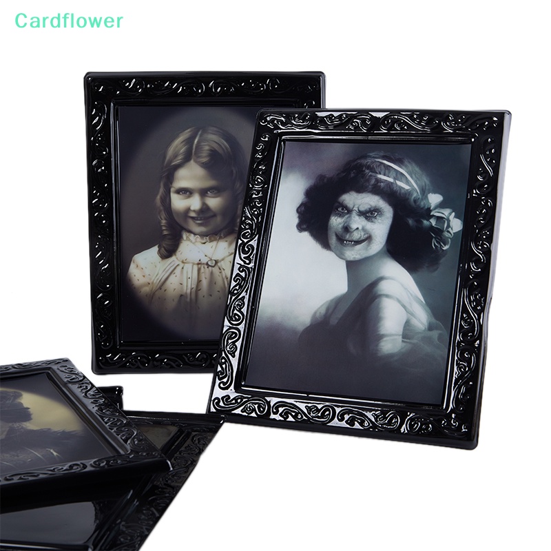 lt-cardflower-gt-กรอบรูปสยองขวัญ-รูปใบหน้าผี-3d-เปลี่ยนได้-สําหรับตกแต่งบ้านผีสิง-ปาร์ตี้ฮาโลวีน