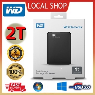 western-digital-harddisk-1tb-2tb-hdd-ฮาร์ดดิสก์ขยายฮาร์ดดิสก์ภายนอก