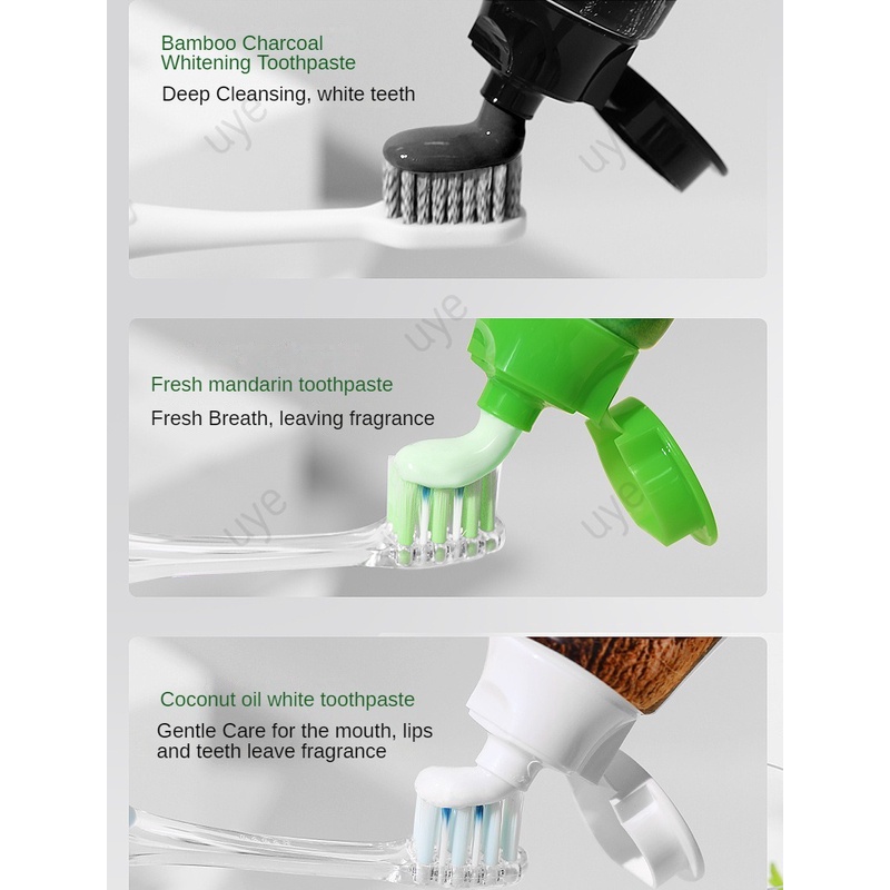 ยาสีฟันเอสเซ้นส์-สารสกัดจากพืชธรรมชาติ-ขจัดคราบฟัน-และทําให้ฟันกระจ่างใส-ลมหายใจสดชื่น-ยาสีฟันไซลิทอล