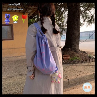 [Xiao Sang] Kojima Butterfly &lt; milky way} กระเป๋าเป้สะพายหลัง ผ้าแคนวาส เพ้นท์มือ