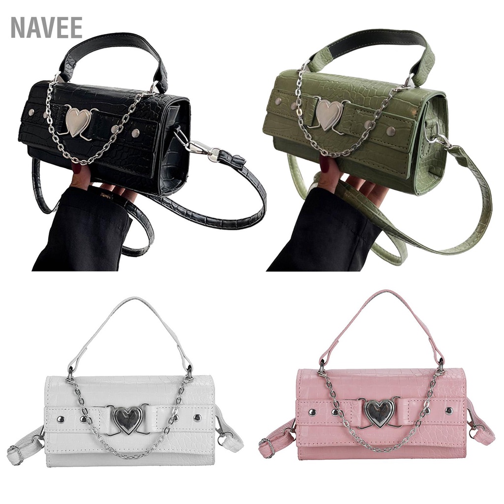 navee-กระเป๋าสะพายสตรีแม่เหล็กหัวเข็มขัดโซ่อินเทรนด์-pu-messenger-กระเป๋าถือสำหรับการออกเดทช้อปปิ้ง