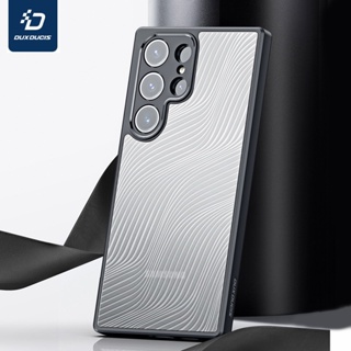 เคสโทรศัพท์มือถือ PC TPU ผิวด้าน ป้องกันรอยนิ้วมือ กันกระแทก สีดํา สําหรับ Samsung Galaxy S23 Ultra S23+ S23