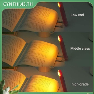 มินิคลิปบนสดใสหนังสือแสงแล็ปท็อป LED หนังสือไฟอ่านหนังสือโคมไฟความสว่างปรับป้องกันดวงตาโคมไฟแบบพกพาที่คั่นอ่านแสง Cynthia
