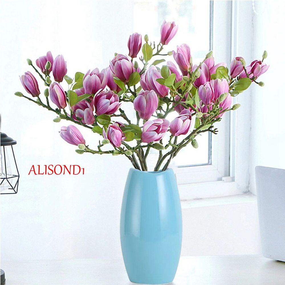 alisond1-ช่อดอกแมกโนเลียจําลอง-แฮนด์เมด-diy-สําหรับตกแต่งสวน