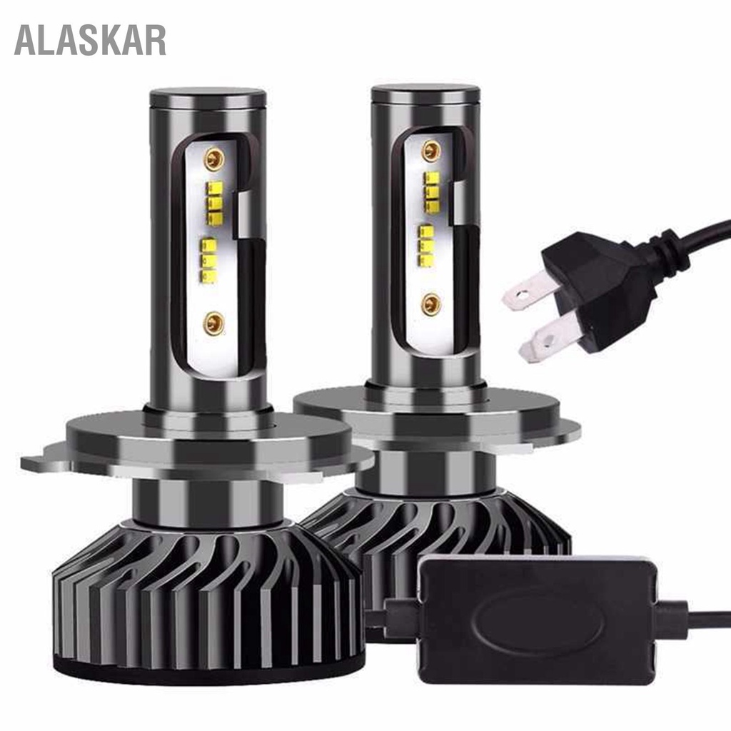 alaskar-ไฟหน้ารถ-led-super-bright-เปลี่ยนหลอดไฟหน้ารถป้องกันการลัดวงจรหลอดไฟอัตโนมัติขนาดเล็ก