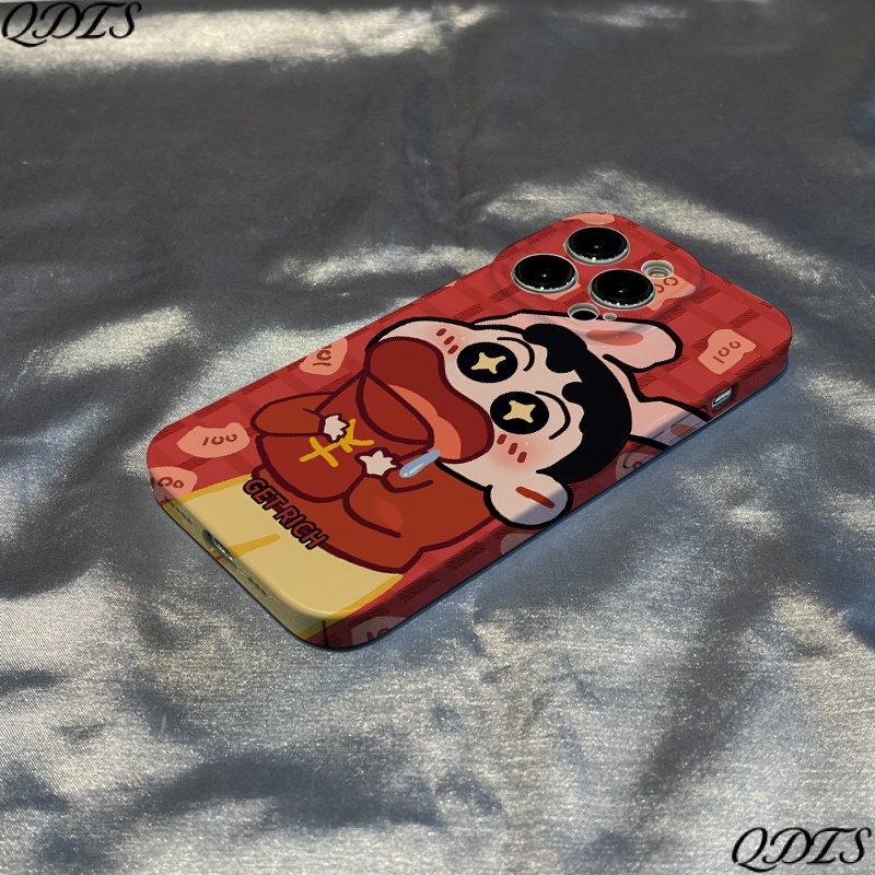 เคสโทรศัพท์มือถือแบบแข็ง-บางมาก-กันกระแทก-ลายการ์ตูนชินจัง-สําหรับ-iphone-14pro-78p11-max12-13