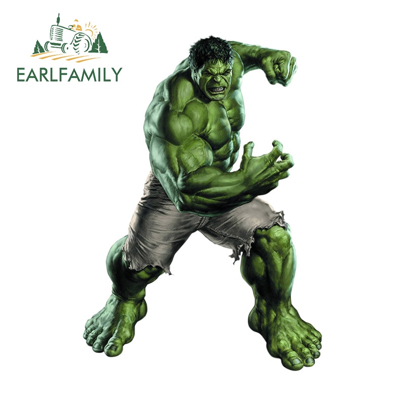 earlfamily-สติกเกอร์-hulk-13-ซม-ป้องกันรอยขีดข่วน-สําหรับติดตกแต่งรถยนต์-audi