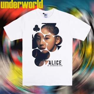 POPULAR QZT-Shirtเสื้อยืด พิมพ์ลาย Alice In Borderland Netflix สไตล์วินเทจ S-5XL