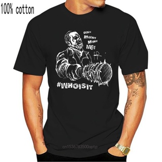 TOP CTT-shirt  เสื้อยืด ผ้าฝ้าย 100% พิมพ์ลาย Eeny MEENY MINY MO Negan Lucille Baseballer Bat Zombie Dead Schlager สําหร