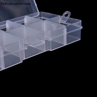 [fabuloushouse] กล่องพลาสติก 10 ช่อง ปรับได้ สําหรับเก็บเครื่องประดับ ลูกปัด พร้อมส่ง