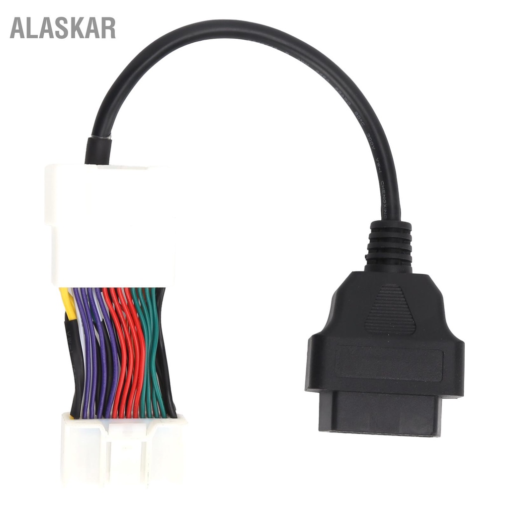 alaskar-obd2-แปลงสายเคเบิลตัวเชื่อมต่ออะแดปเตอร์เครื่องมือวิเคราะห์รถยนต์-abs-แบบพกพาสำหรับ-tesla-12-24v