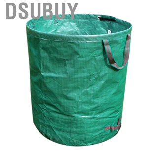 Dsubuy Reusable Woven Garden Bags Collapsible Gardening Leaf Containers Large Yard Waste