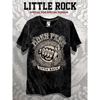 【cotton Tshirts👕】เสื้อยืดคอกลม little rock ลาย BORN FREE เกิดมาฟรี ทำอะไรก็ได้ ถ้าไม่เดือดร้อนคนอื่น