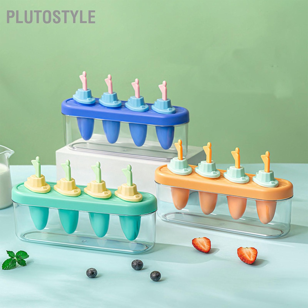 plutostyle-4-cavities-diy-ice-pop-mould-maker-โฮมเมดแม่พิมพ์ไอศกรีมแช่แข็งสำหรับเด็กผู้ใหญ่