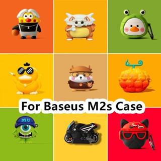 【จัดส่งรวดเร็ว】เคสหูฟัง แบบนิ่ม ลายการ์ตูน สําหรับ Baseus M2s M2s